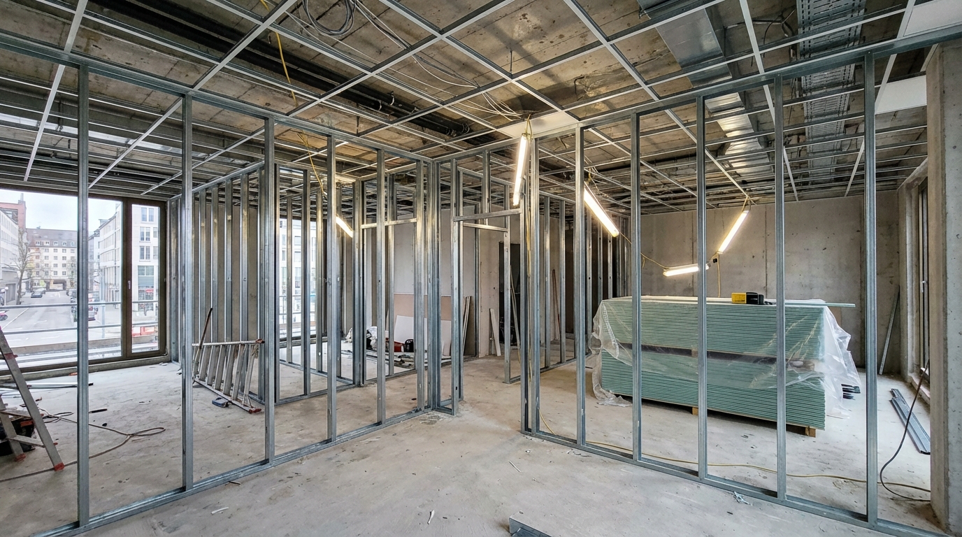 Büroumbau Gewerbefläche